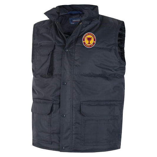 Retro Motherwell Scottish League Cup Winners 1950 Bodywarmer