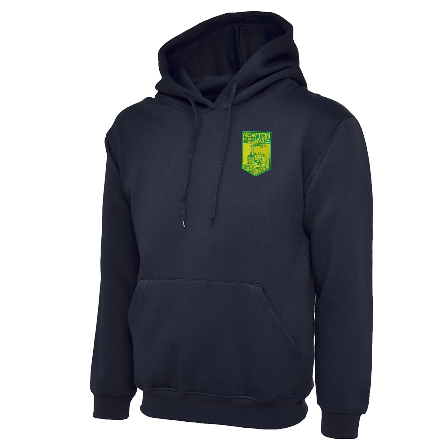 Retro Newton Heath LYR Embroidered Classic Hoodie