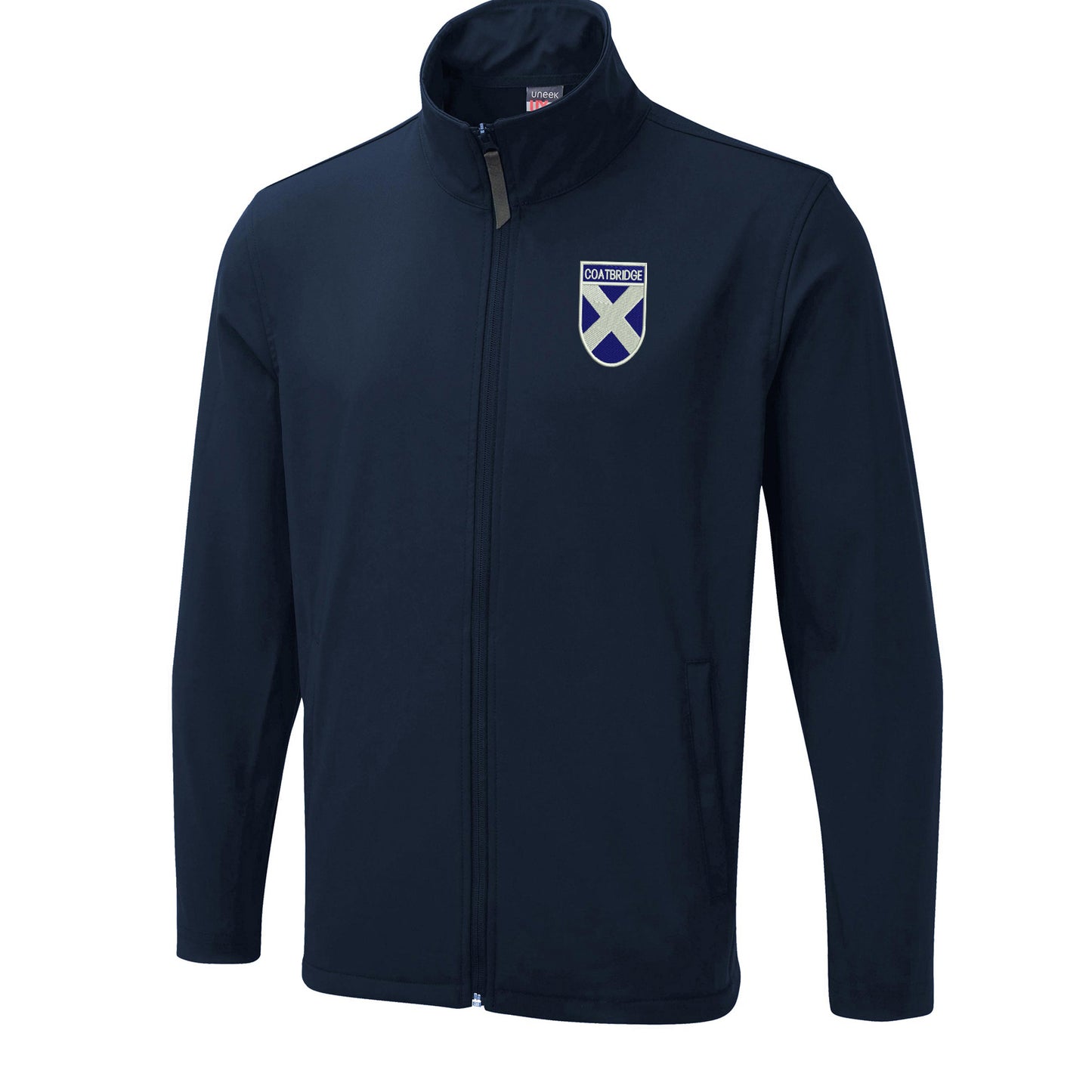 Coatbridge Flag of Scotland Shield Lightweight Soft Shell Jacket