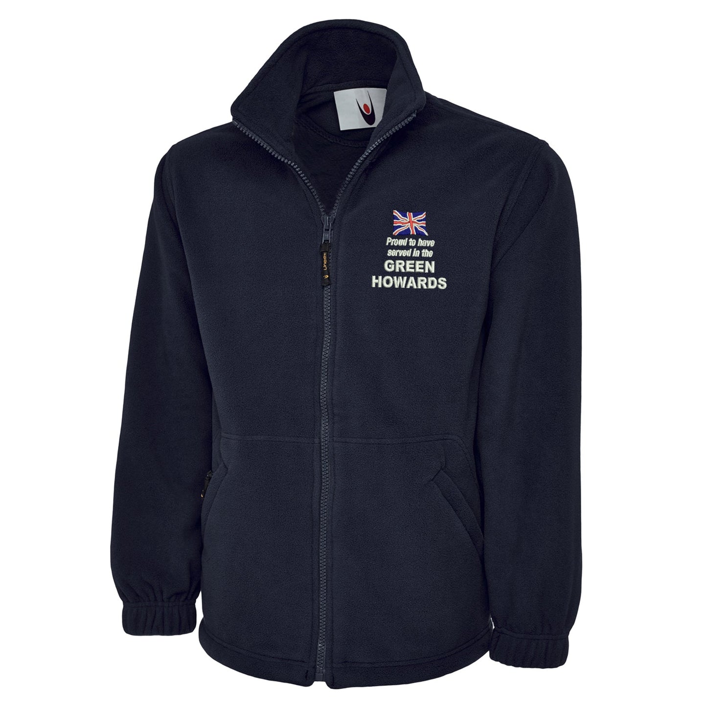 Proud to Have Served in The Green Howards Embroidered Premium Fleece