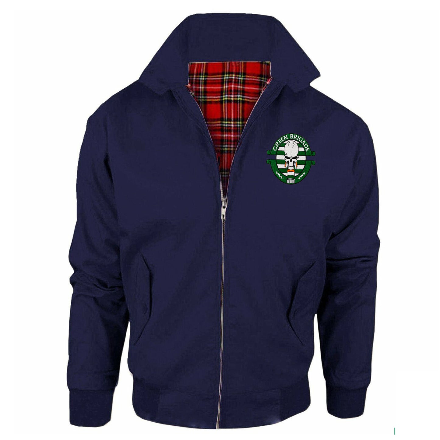 Green Brigade Celtic Football Jacket Mens