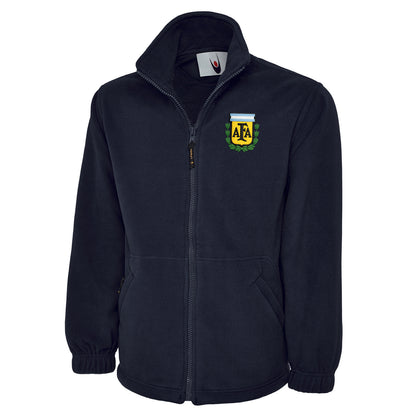 Old School Argentina Football Fleece Jacket