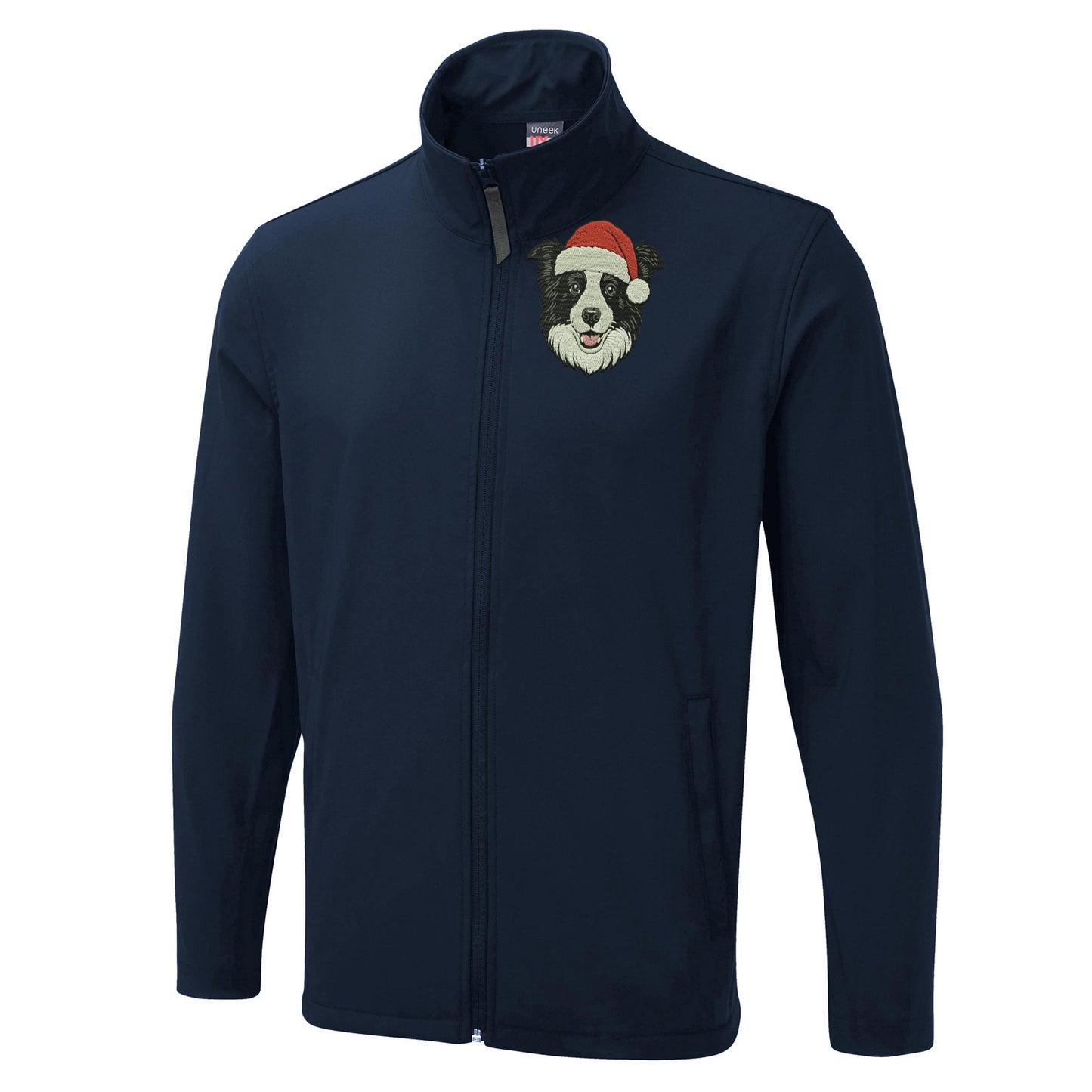 Border Collie Christmas Bomber Jacket