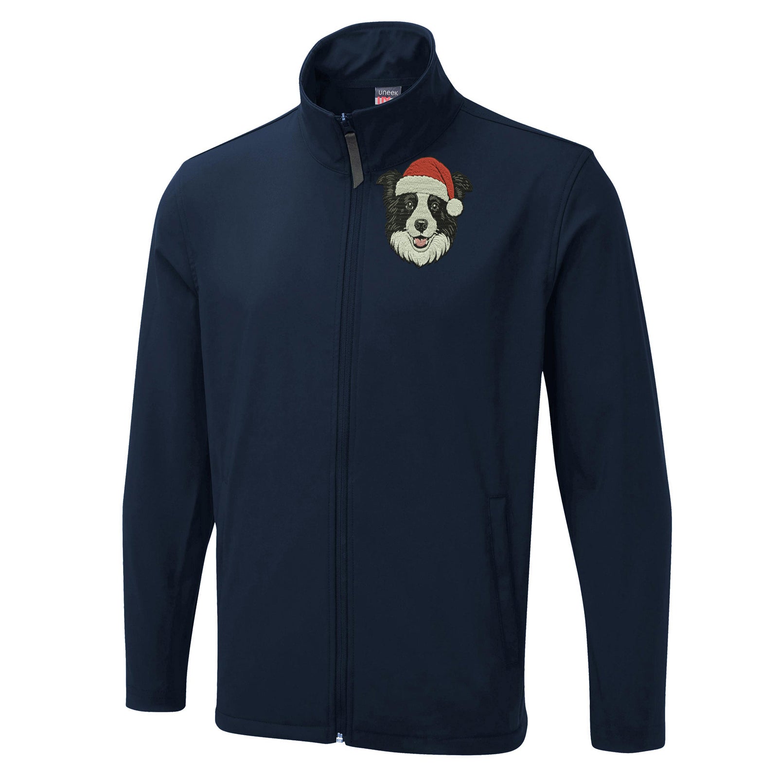 Border Collie Christmas Bomber Jacket