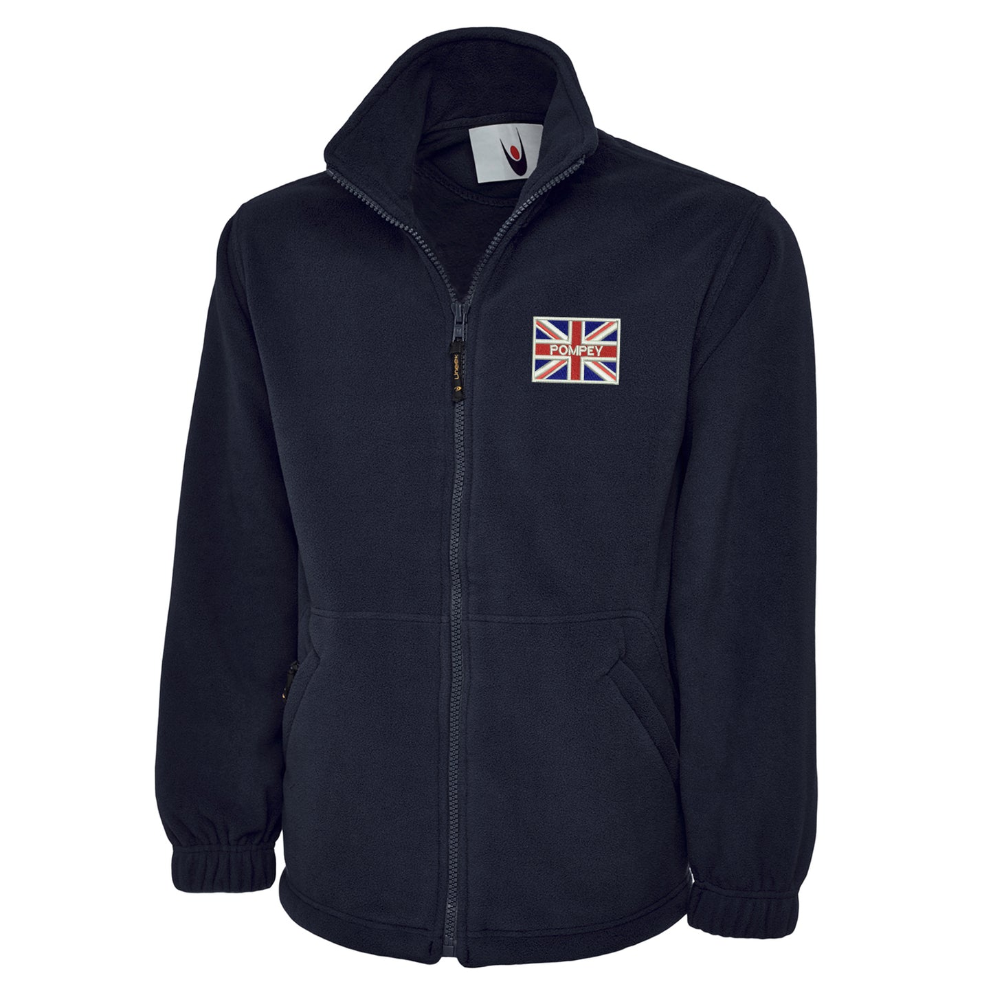 Pompey Coloured Union Jack  Embroidered Premium Fleece