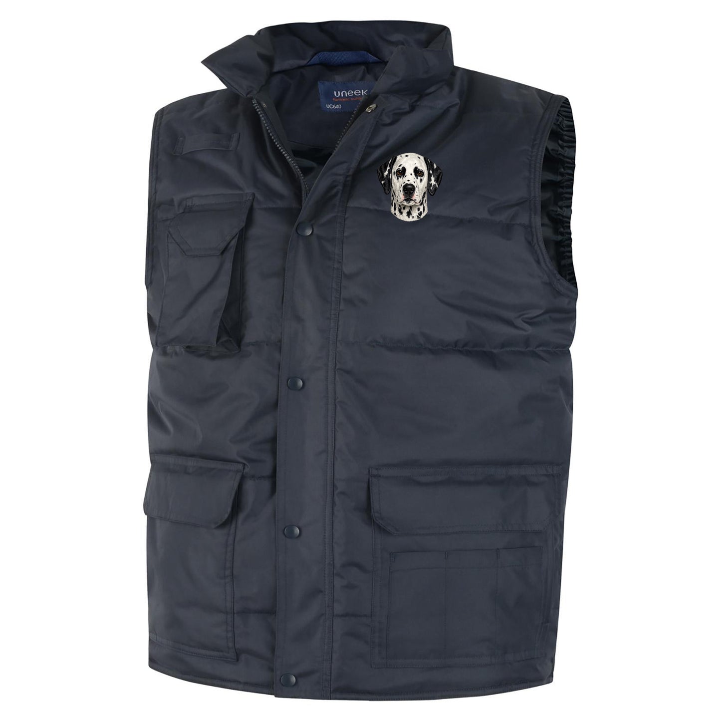 Dalmatian Dog Face Bodywarmer