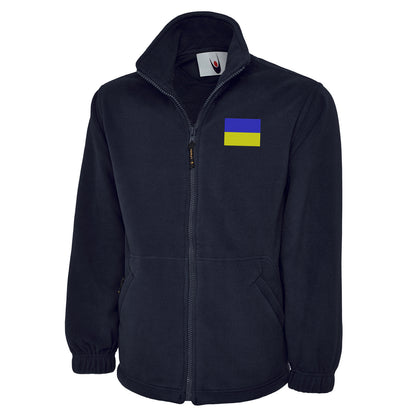 Flag of Ukraine Fleece Jacket