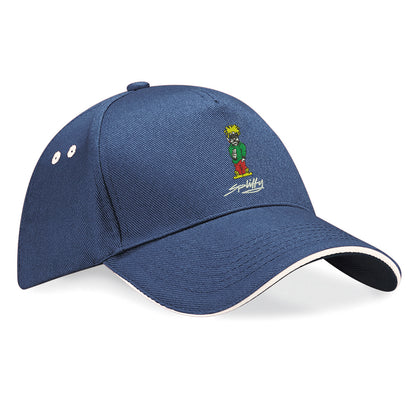 Retro Eclipse Embroidered Baseball Cap