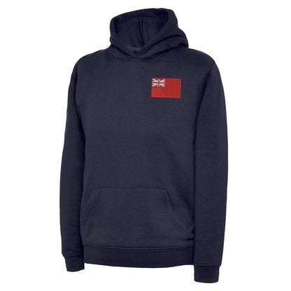Red Ensign Embroidered Children's Hoodie