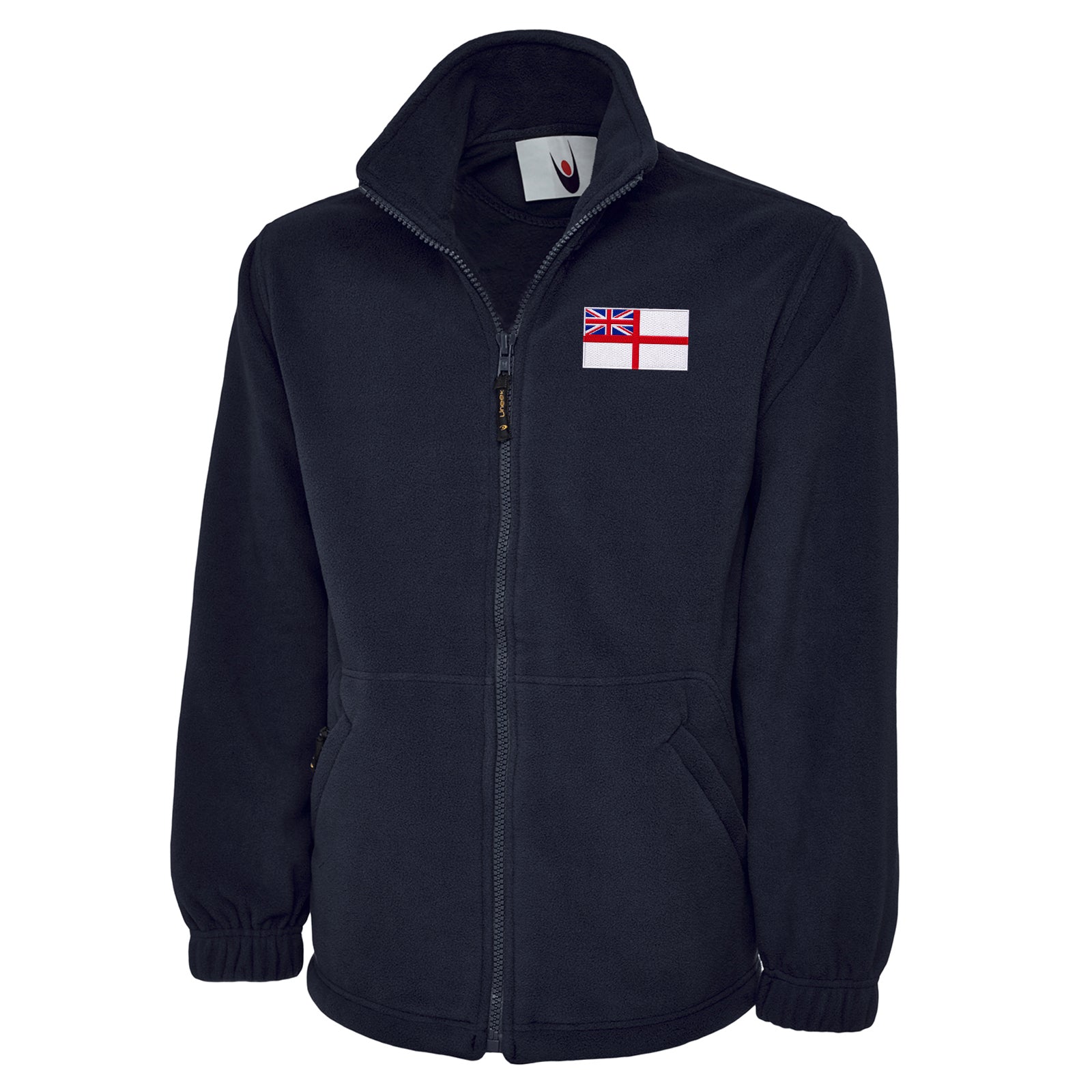 Royal Navy White Ensign Flag Fleece Jacket 