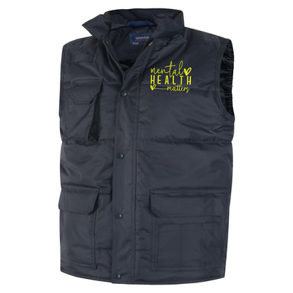Yellow Mental Health Bodywarmer