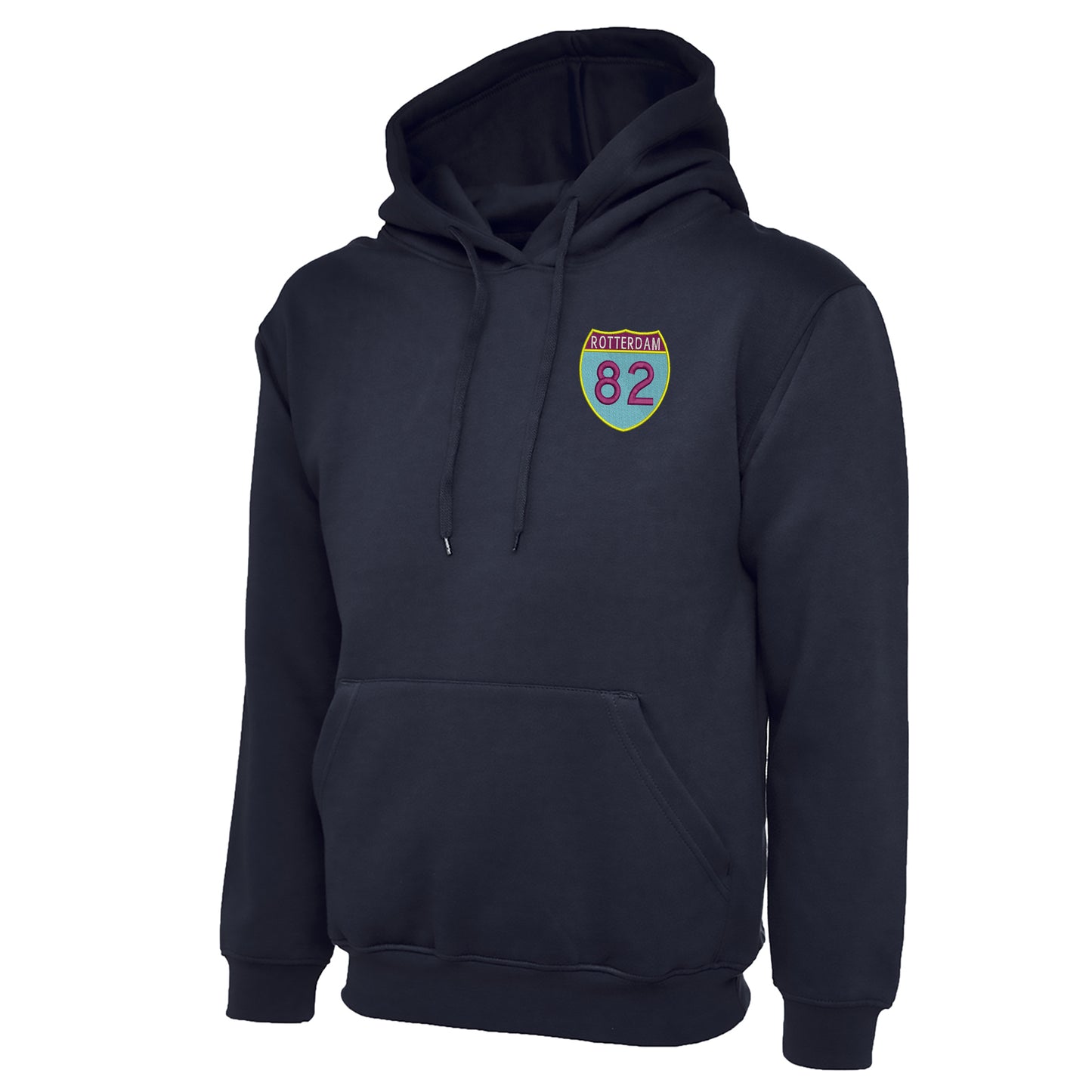 Retro Rotterdam 82 Embroidered Classic Hoodie