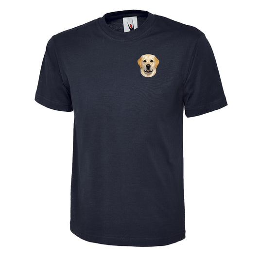 Childs Yellow Labrador Dog Face Shirt 