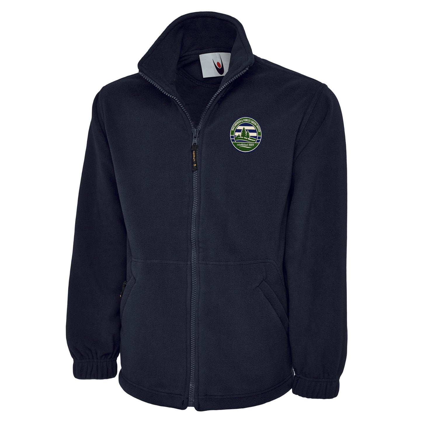 Retro Forest Green Rovers Fleece Jacket