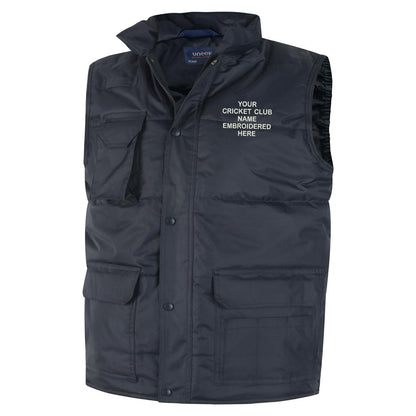 Personalised Cricket Club Super Pro Body Warmer