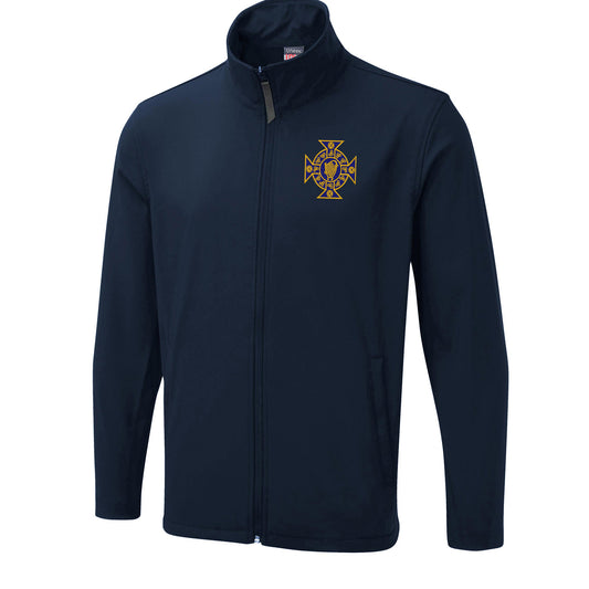 Retro Northern Ireland 1882 Embroidered Lightweight Soft Shell Jacket