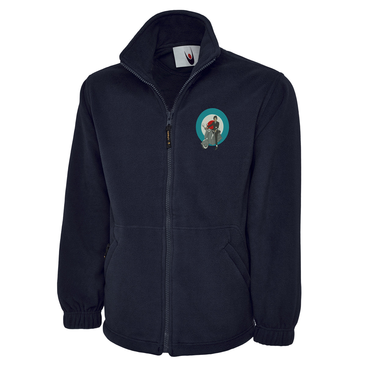 Retro MOD Scooter Premium Fleece Jacket