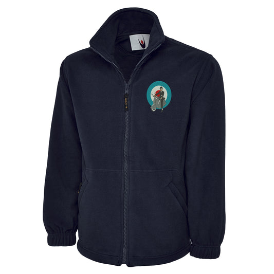 Retro MOD Scooter Premium Fleece Jacket