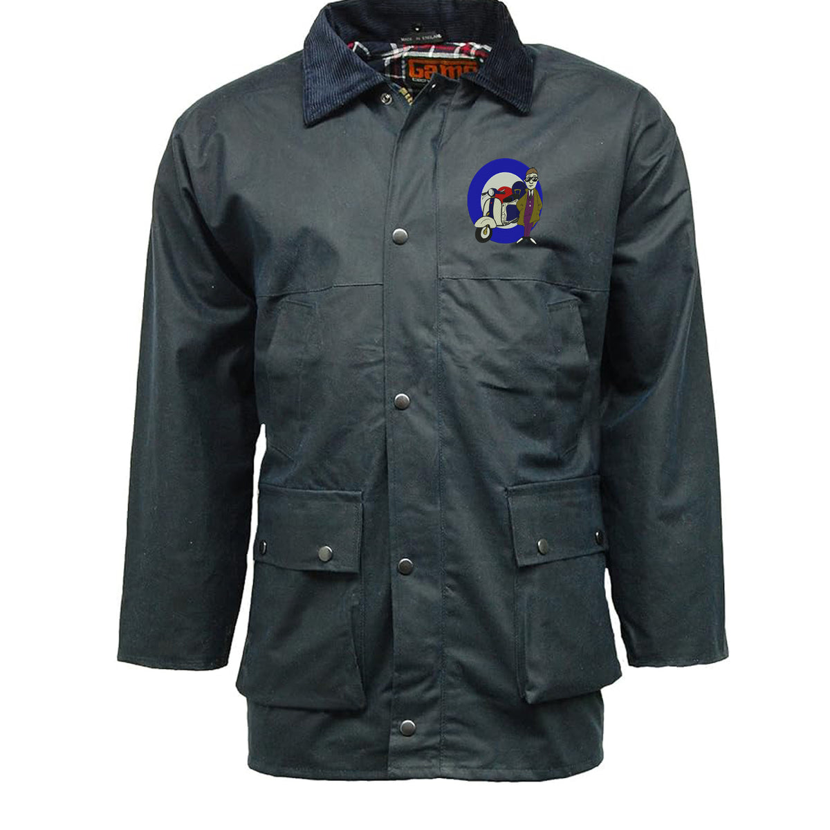 MOD Target Scooter Padded Wax Jacket