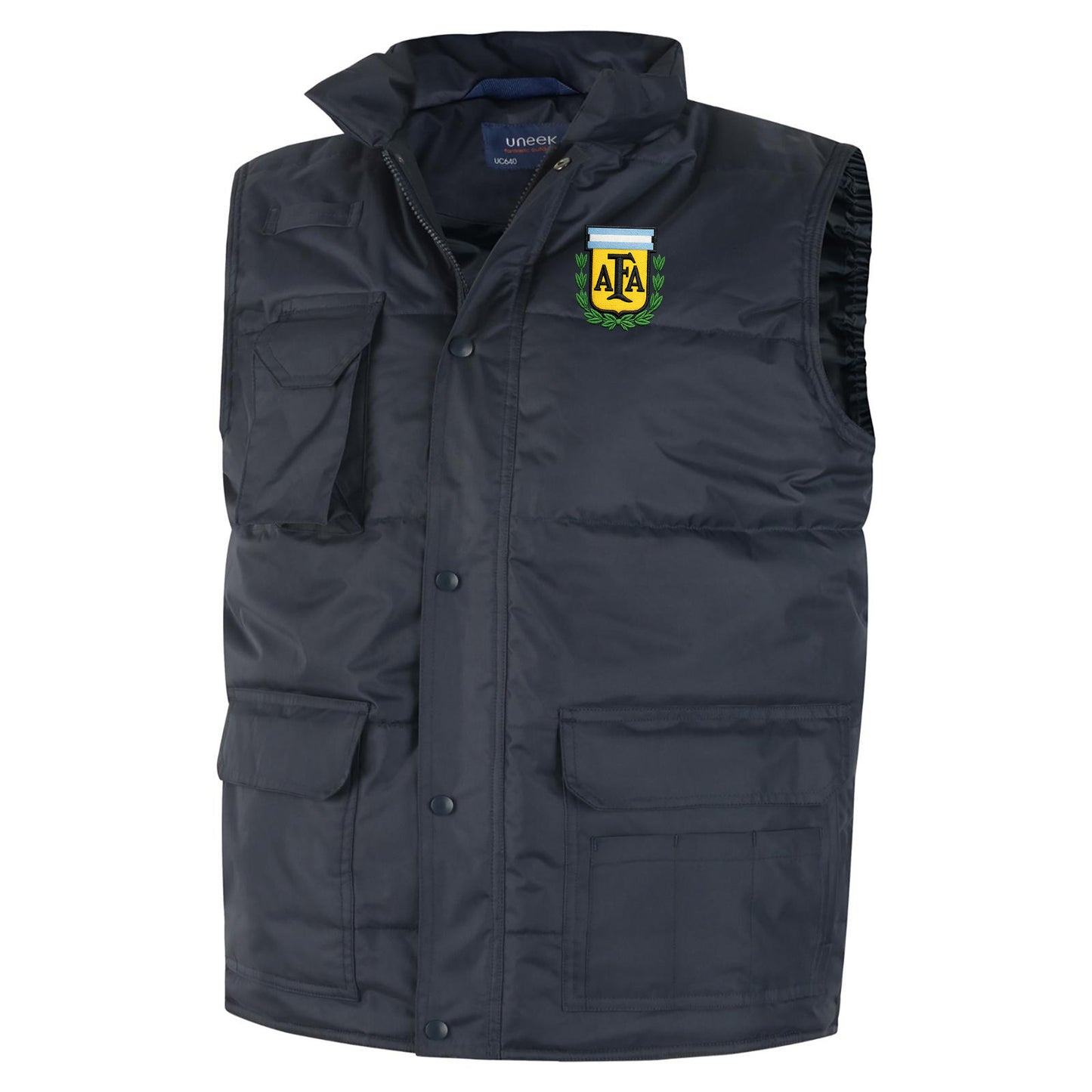 Old School Argentina Football Bodywarmer