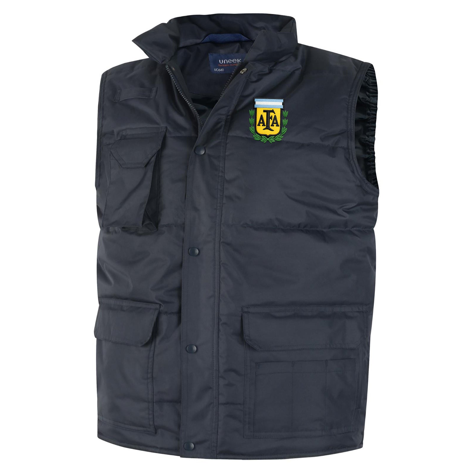 Old School Argentina Football Bodywarmer