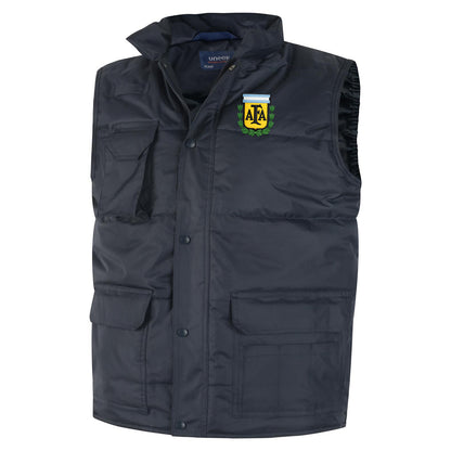 Old School Argentina Football Bodywarmer