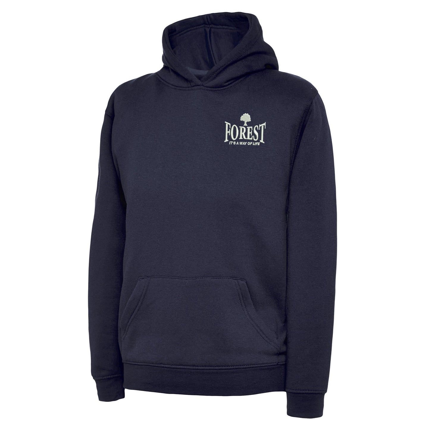 Forest It's a Way of Life Embroidered Children's Hoodie