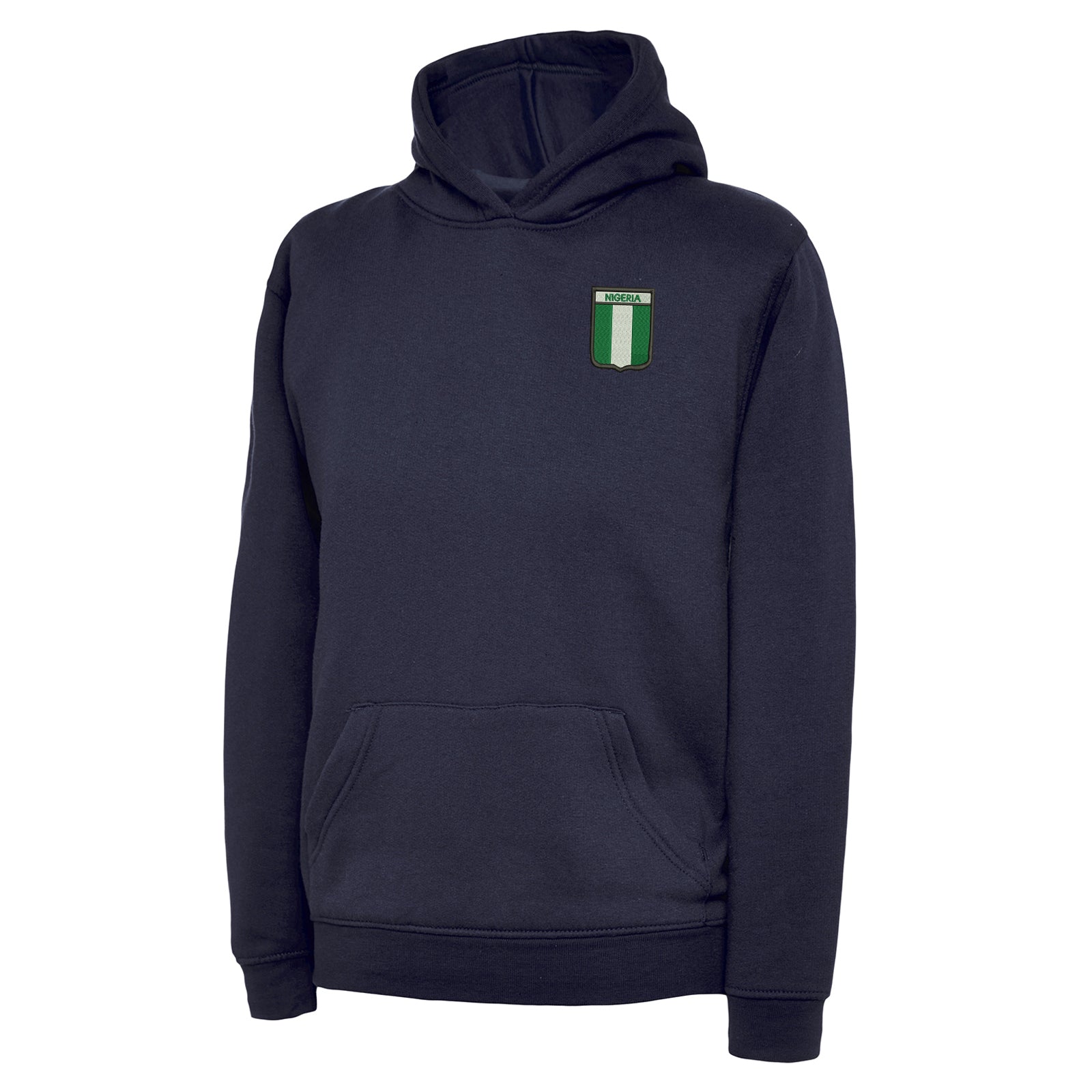 Flag of Nigeria Shield Hoodie