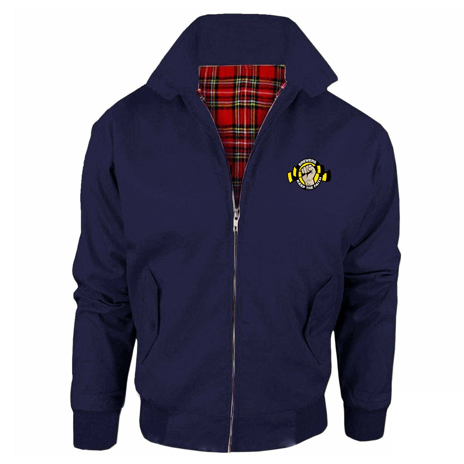 Milwaukee Brewers Embroidered Harrington Jacket