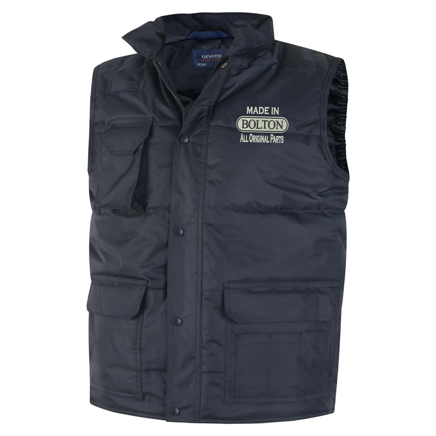 Made in Bolton All Original Parts Bodywarmer