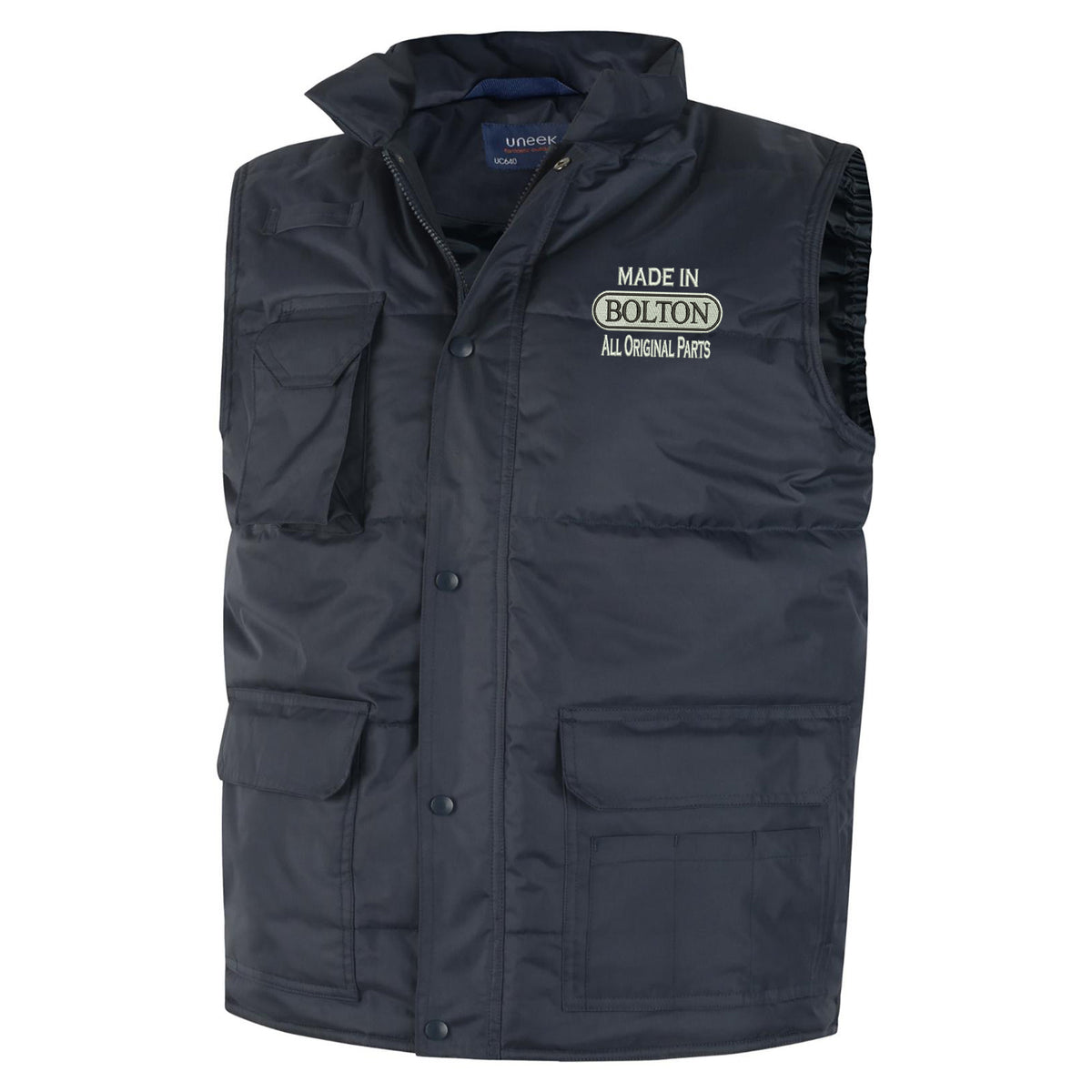 Made in Bolton All Original Parts Bodywarmer