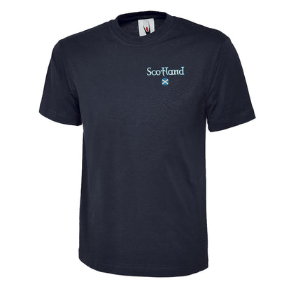 Scotland Circle Flag T Shirt