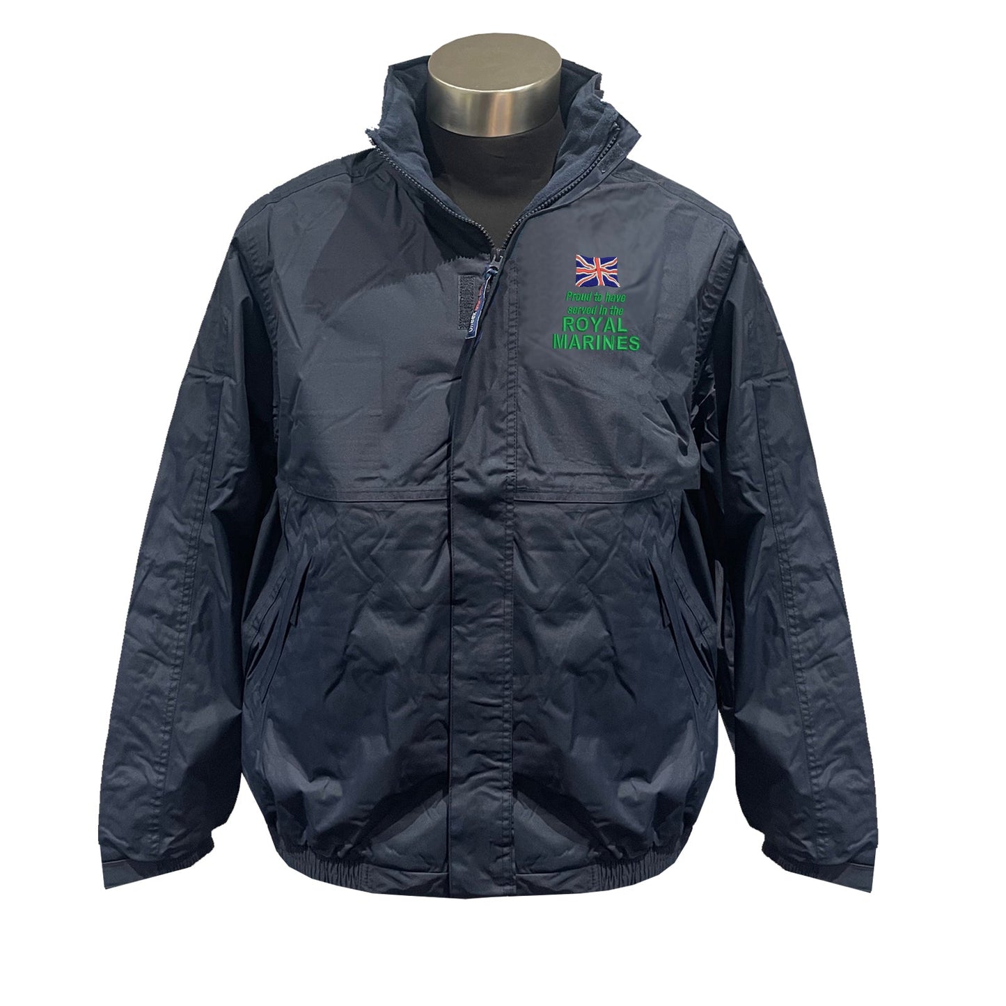 Proud to Have Served in The Royal Marines Embroidered Premium Outdoor Jacket