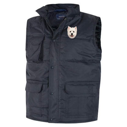 Westie Dog Face Bodywarmer