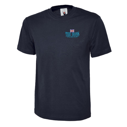 The Irons It's Way of Life Union Jack Embroidered Children's T-Shirt