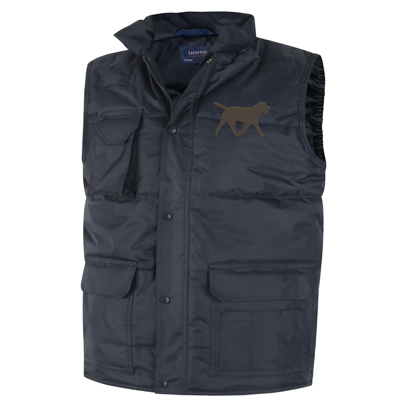 Chocolate Labrador Body Warmer
