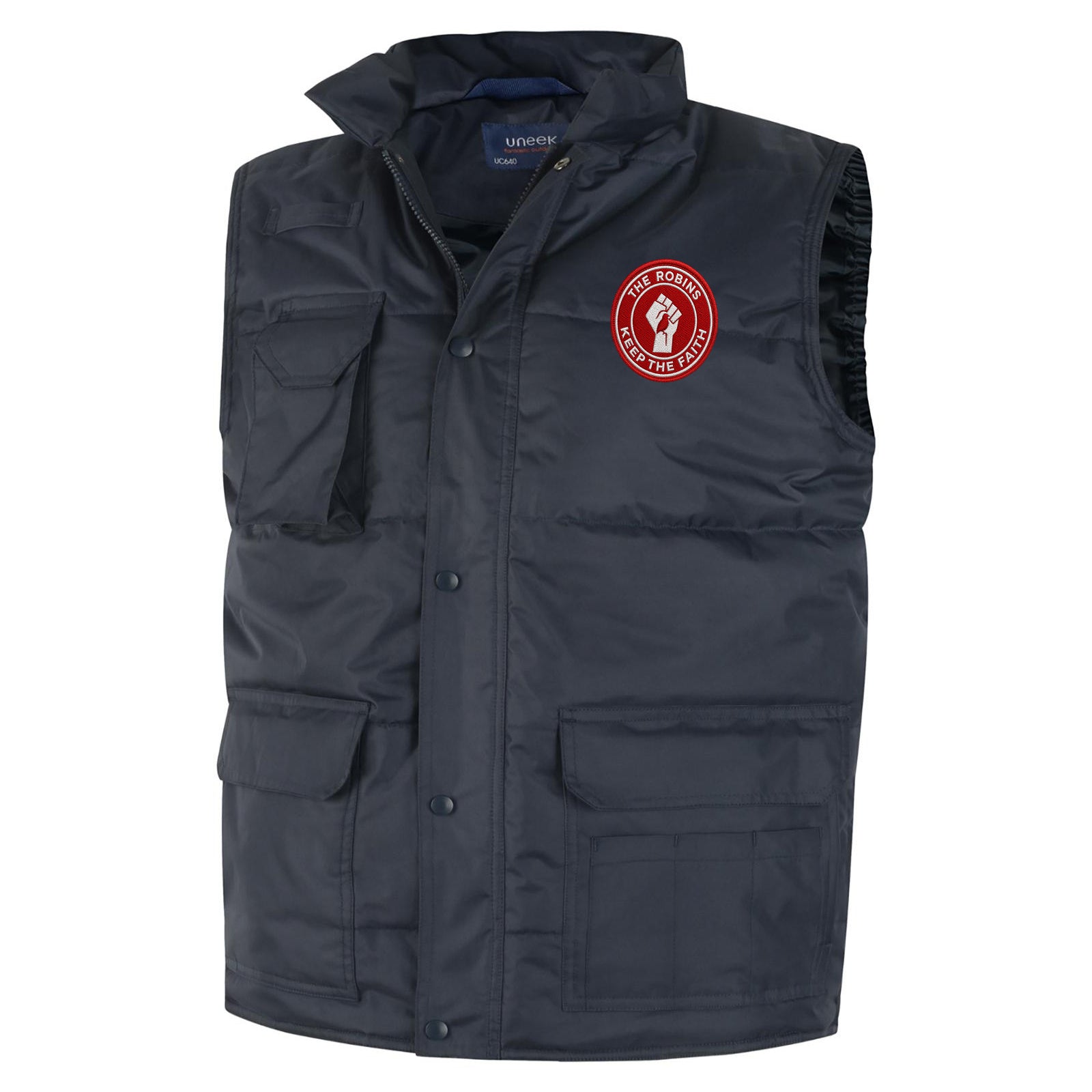 Bristol City The Robins Keep The Faith Bodywarmer