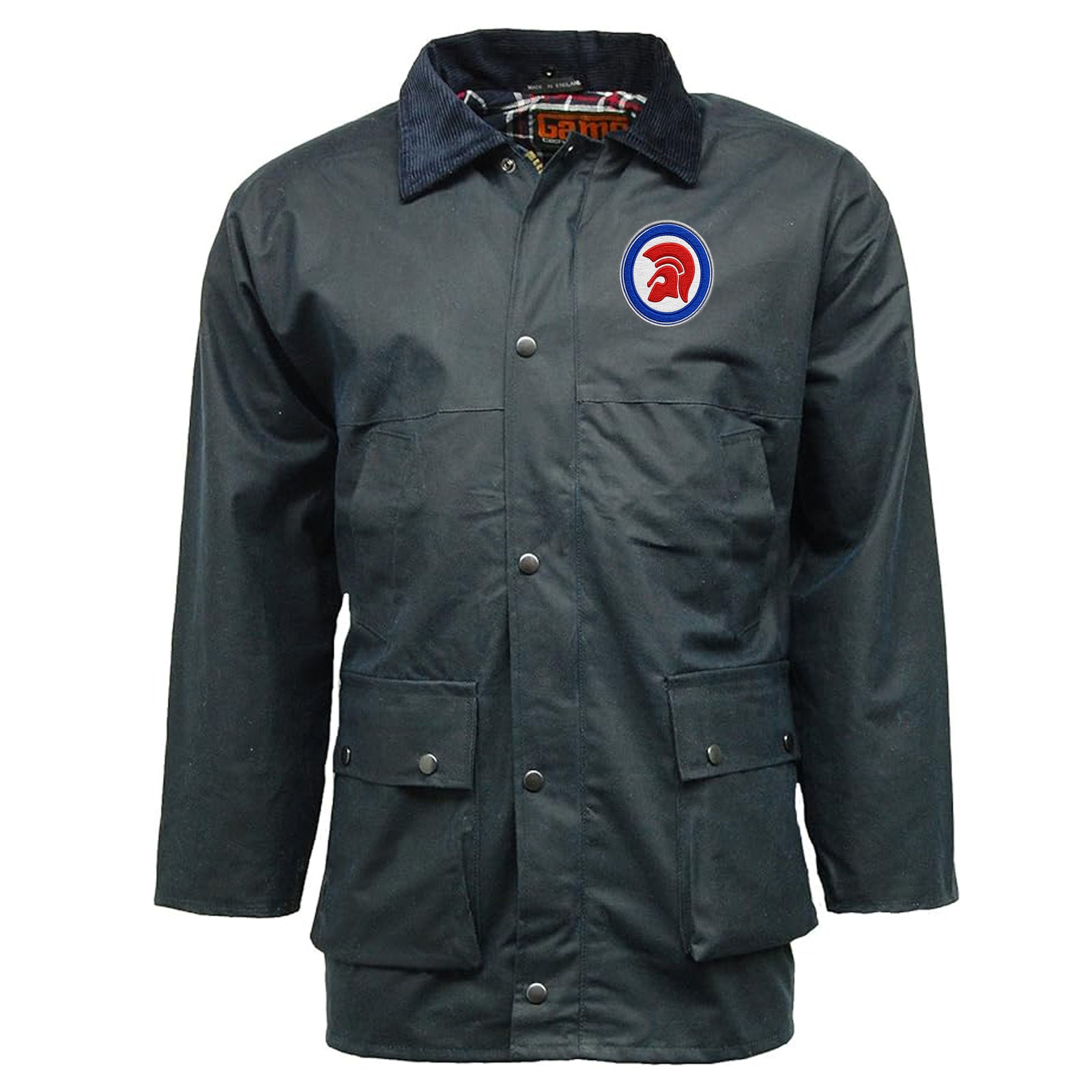 Trojan Helmet Roundel Coat