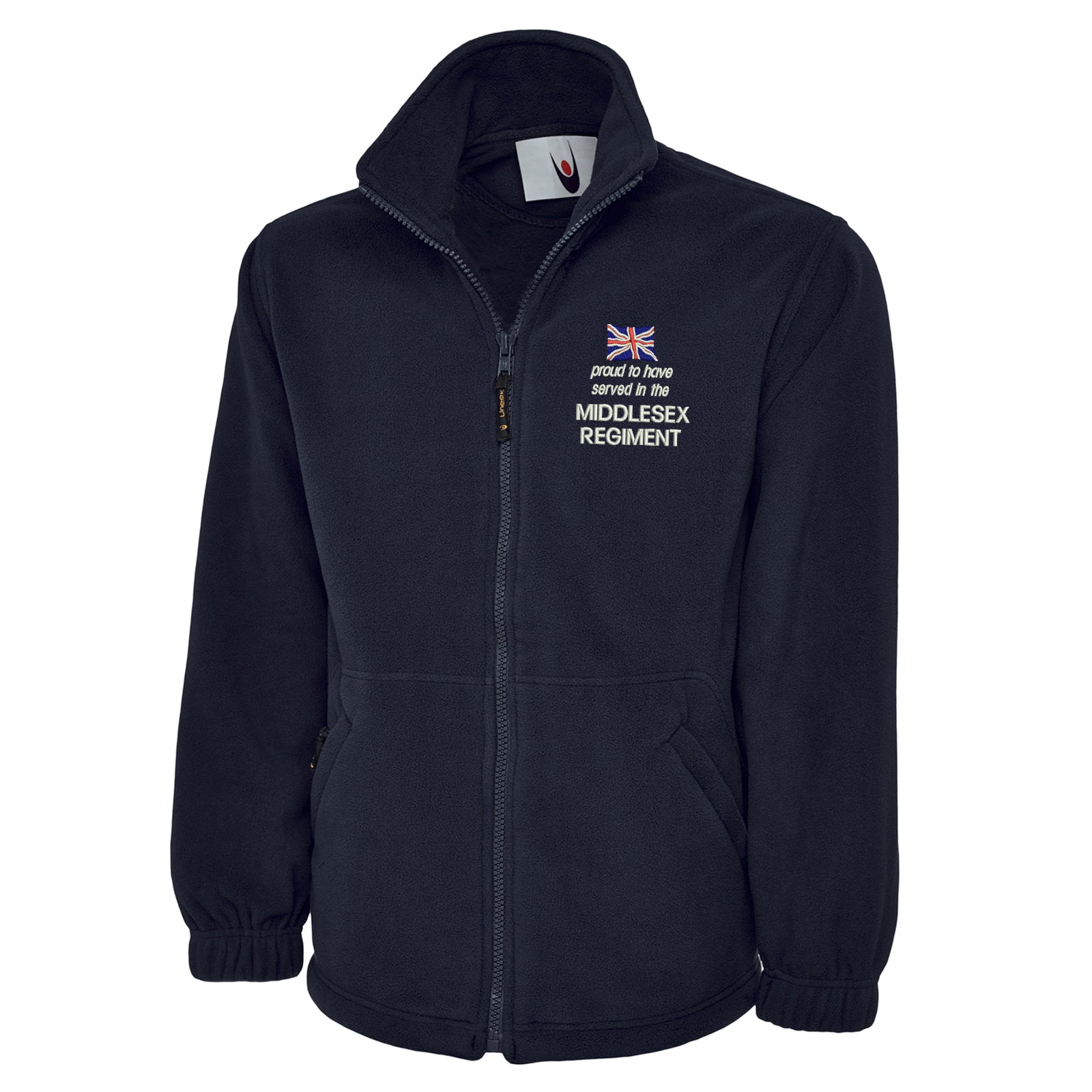 Proud to Have Served in The Middlesex Regiment Fleece