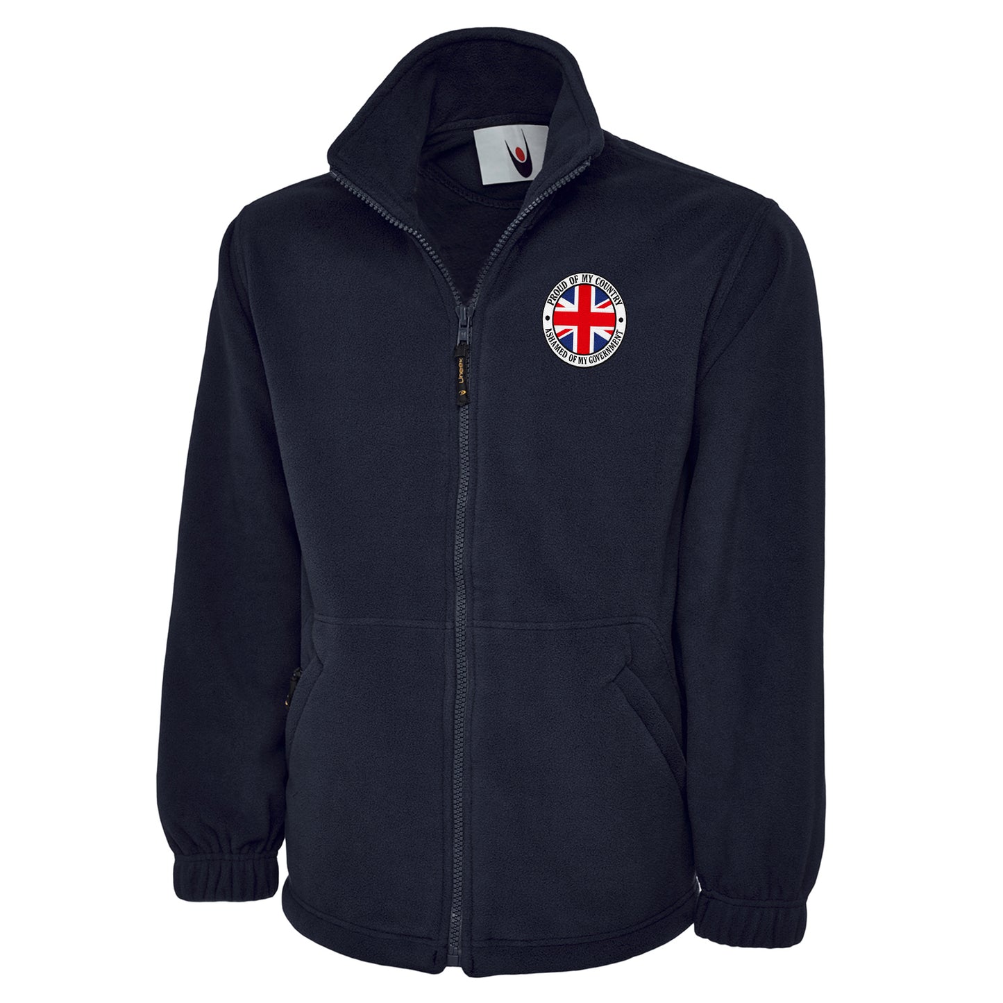 Proud of My Country Ashamed of My Government Fleece Jacket 
