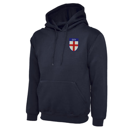 City Flag of England Shield Hoodie