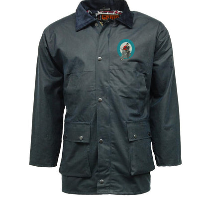 Retro MOD Scooter Padded Wax Jacket