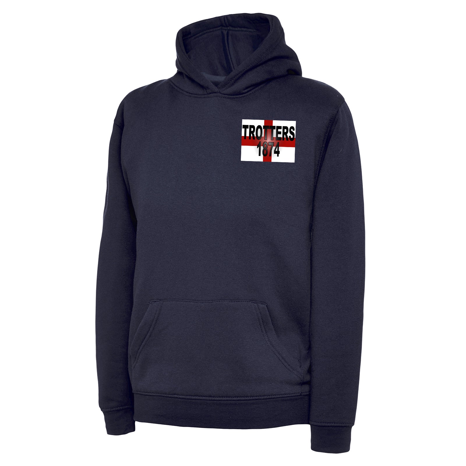 Trotters 1874 England Flag Hoodie