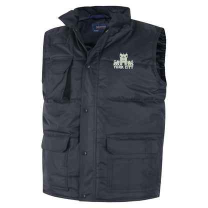 Retro York 1978 Embroidered Super Pro Body Warmer