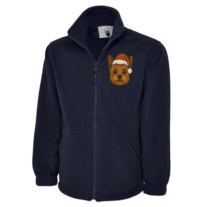 Yorkshire Terrier Christmas Fleece Jacket