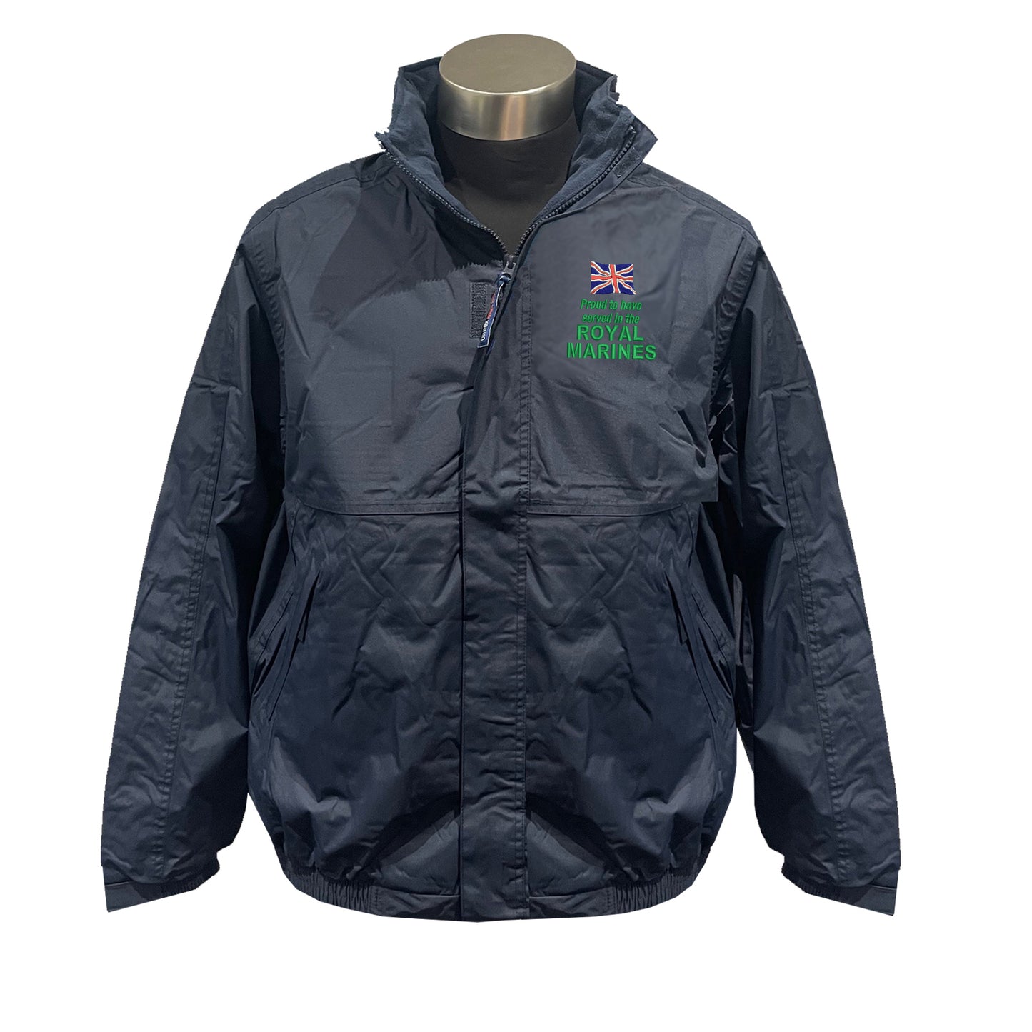 Proud to Have Served in The Royal Marines Embroidered Premium Outdoor Jacket