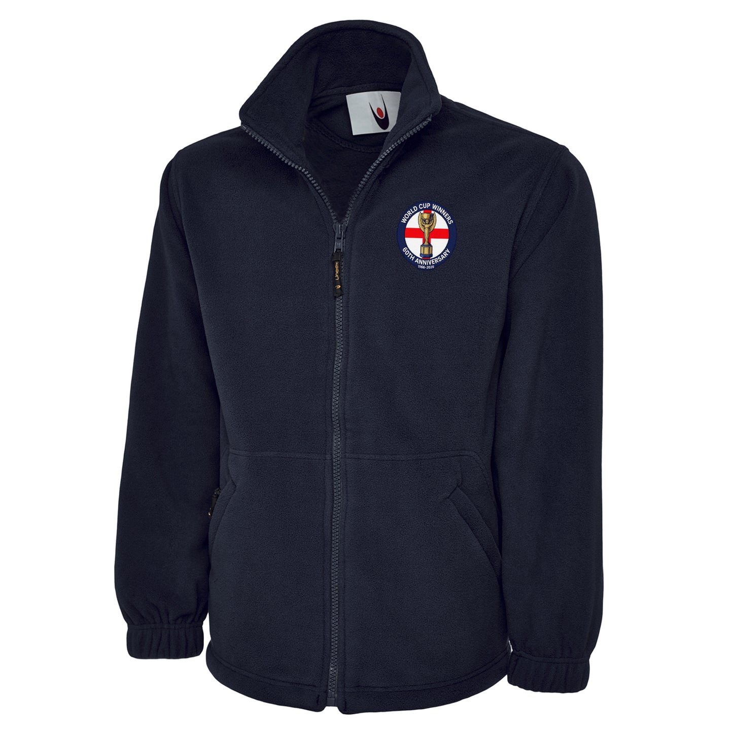 Retro England Football Fleece Jacket