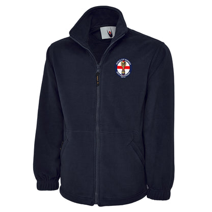 Retro England Football Fleece Jacket