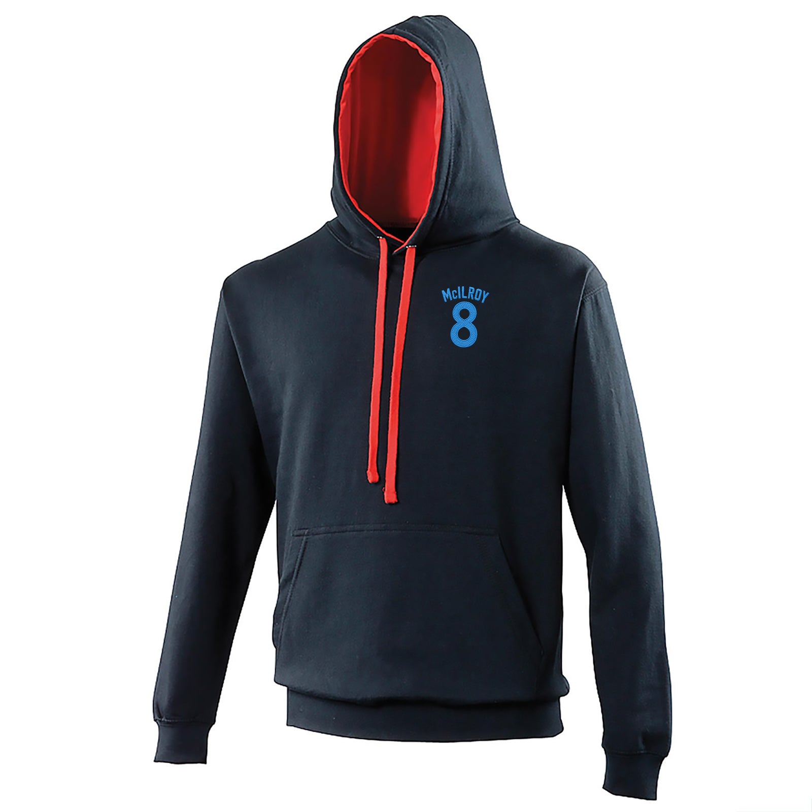 Jimmy McIlroy Burnley Football Contrast Hoodie
