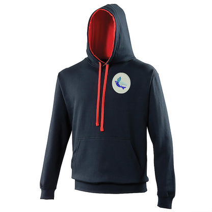 Classic Cardiff City FC Contrast Hoodie